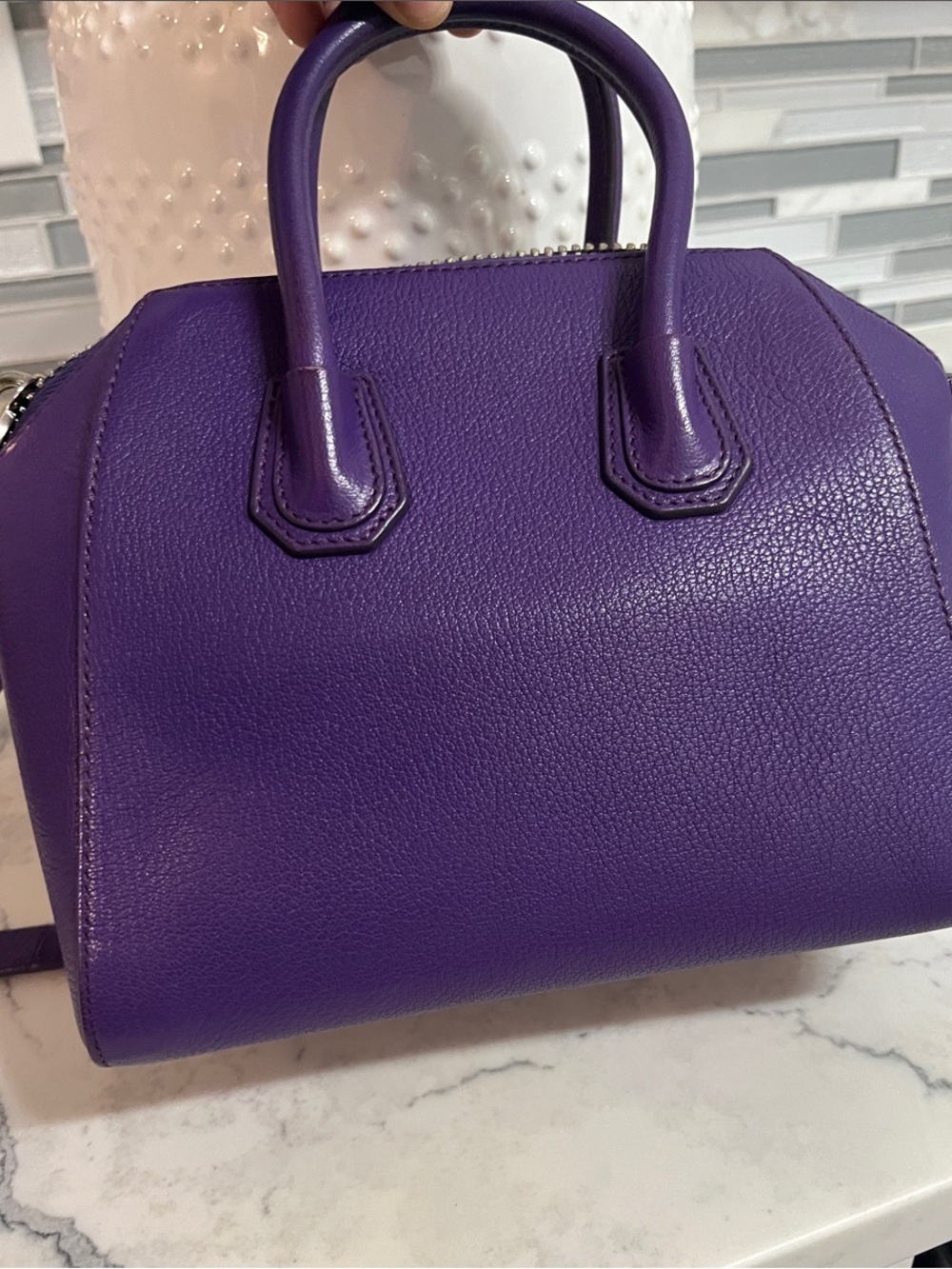 Givenchy Purple Antigona Mini Satchel - Picture 7 of 10